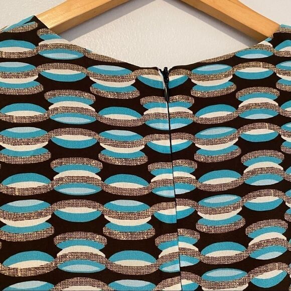 Tyler Boe Geometric Print Bell Sleeve Dress - Picture 3 of 6